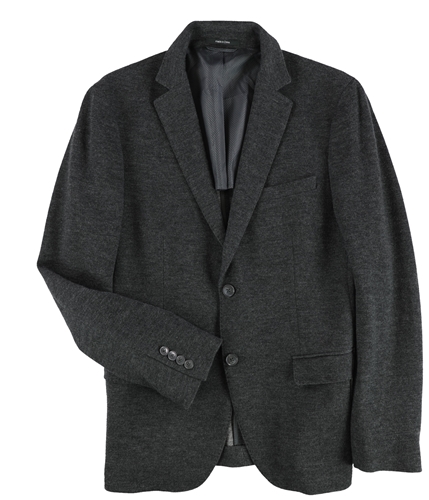 bar III Mens Knit Two Button Blazer Jacket grey 40
