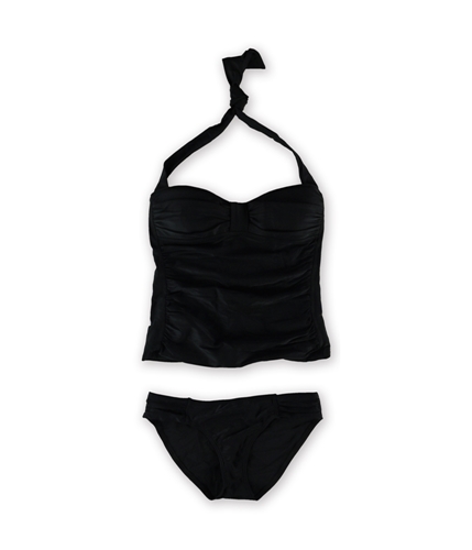 Tommy Bahama Womens Ruched Brief 2 Piece Tankini 023black XS
