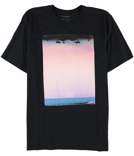 Tavik Mens Waterfront Graphic T-Shirt black XL