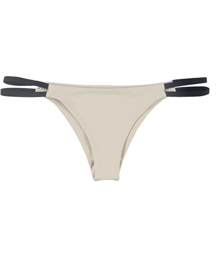 Tavik Womens Vine Side Strap Bikini Swim Bottom beige XS