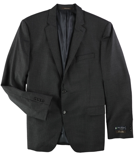 Tasso Elba Mens Plain Basic Formal Tuxedo charcoal 48/Unfinished