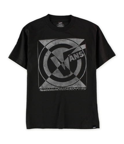 Vans Mens Geometric Skate Graphic T-Shirt black M