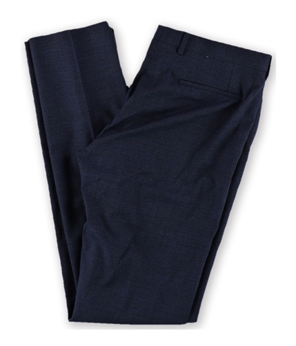 Eleventy Mens Houndsooth Dress Pants Slacks bluegrey 54x38
