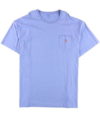 Ralph Lauren Mens Solid Basic T-Shirt blue Big 3X