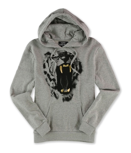 Ecko Unltd. Womens Roaring Tiger Hoodie Sweatshirt gray S