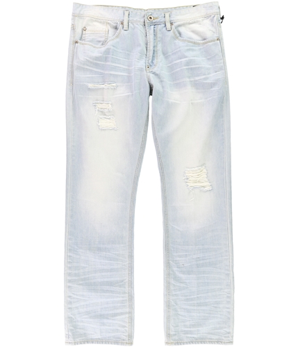 Buffalo David Bitton Mens Six Distressed Slim Fit Jeans lightblue 34x32