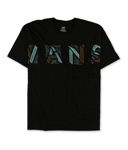 Vans Mens Block logo Graphic T-Shirt black XL