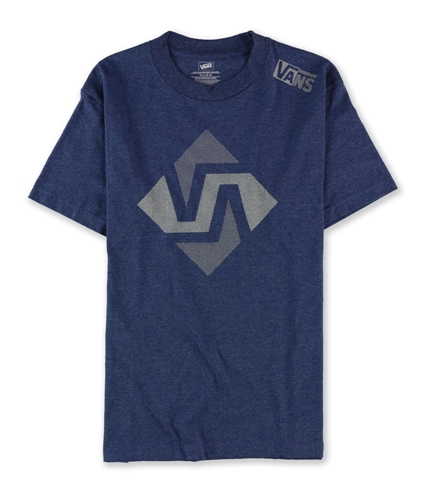 Vans Mens Diamond Logo Graphic T-Shirt blue M