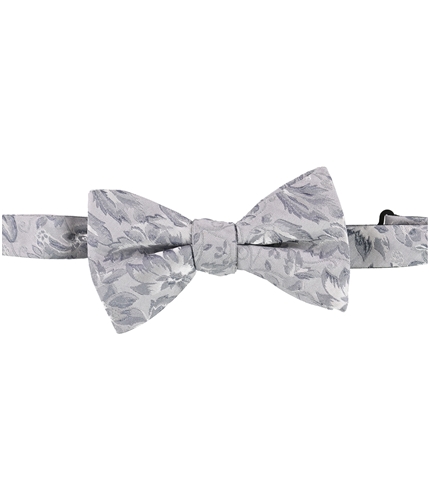 Countess Mara Mens Lyons Floral Self-tied Bow Tie grey One Size