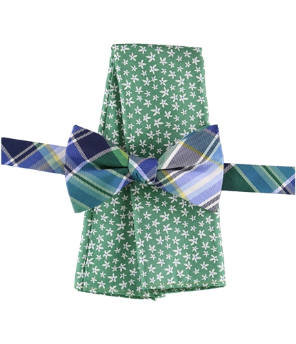 Tommy Hilfiger Mens Floral Neck Tie Set green One Size