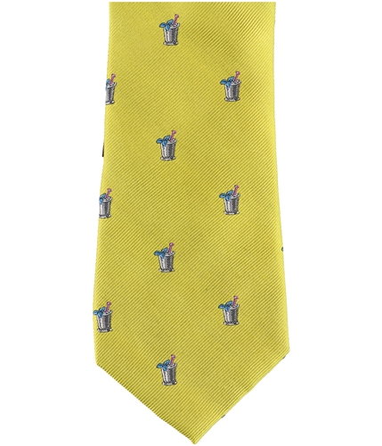 Tommy Hilfiger Mens Cocktail Self-tied Necktie yellow One Size