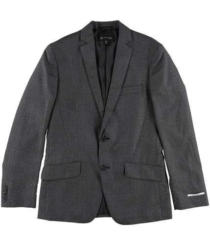 I-N-C Mens Milan Slim Fit Two Button Blazer Jacket grey S