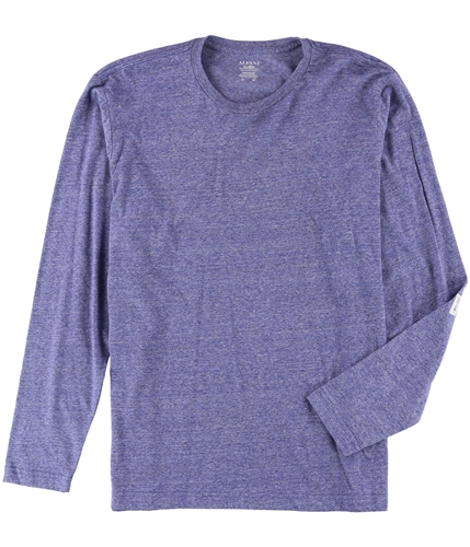 Alfani Mens Long Sleeve Cotton Basic T-Shirt blue XL