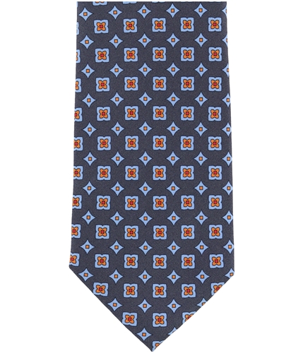 The Men's Store Mens Geometric Necktie navy One Size