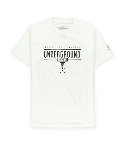 Ecko Unltd. Mens Underground Airplay Graphic T-Shirt white S