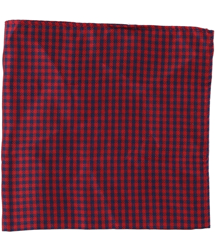 Tags Weekly Mens Illusion Check Pocket Square bluered OS