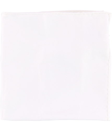 Countess Mara Mens Solid Pocket Square white OS