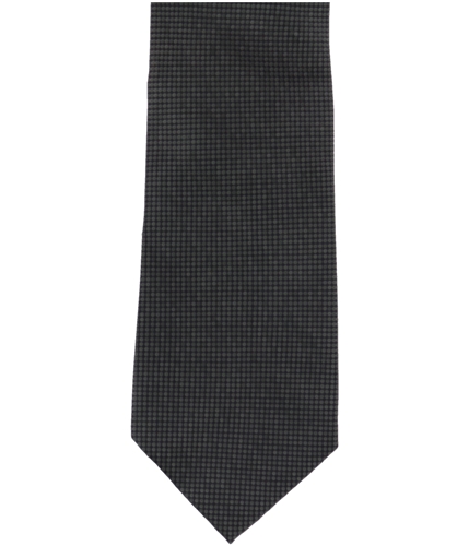 Kenneth Cole Mens Dotted Pre-tied Neck Tie black One Size
