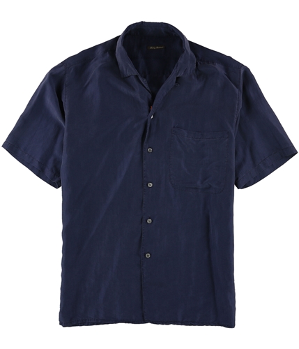Tommy Bahama Mens SS Button Up Shirt navy M