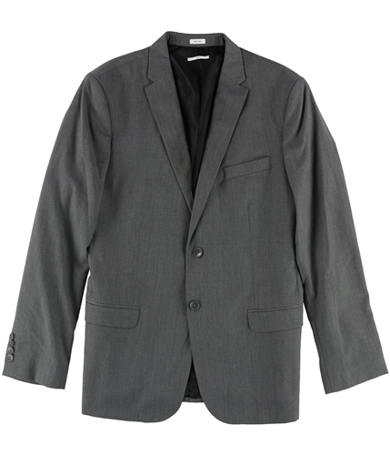 Calvin Klein Mens Professional Two Button Blazer Jacket grey 2XL