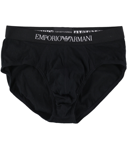 Armani Mens Logo Underwear Briefs black S
