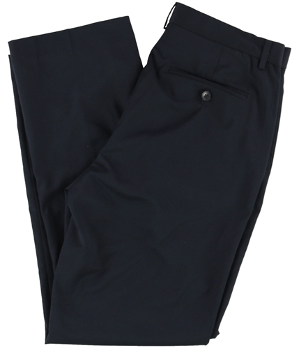 Calvin Klein Mens Flat Front Casual Trouser Pants black 32x30