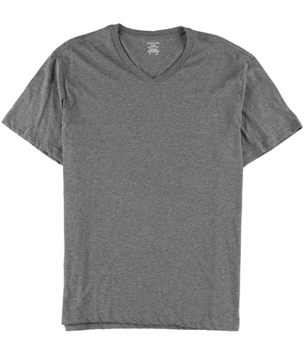 Alfani Mens V-neck Basic T-Shirt gray L