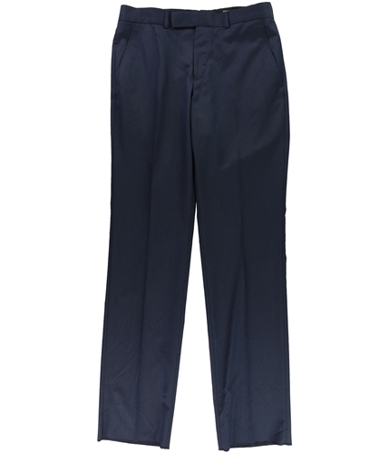 Kenneth Cole Mens Pindot Dress Pants Slacks blue 31/Unfinished