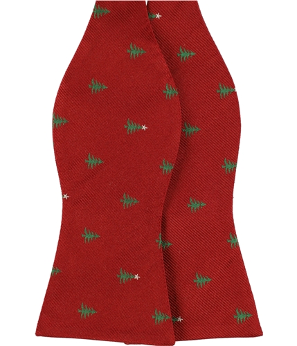 Tommy Hilfiger Mens Tree Self-tied Bow Tie red One Size