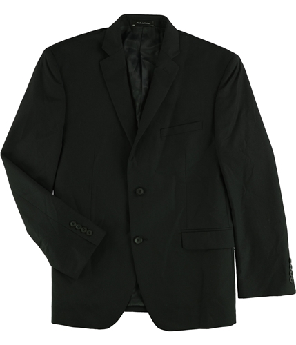 Marc New York Mens Classic Two Button Blazer Jacket black 40