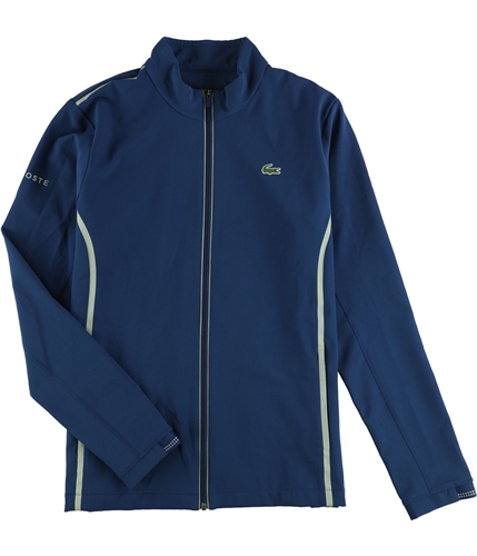 Lacoste Mens Reflective Track Jacket blue XL