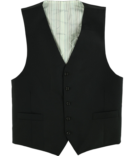 Tags Weekly Mens Modern Fit Five Button Vest black 46