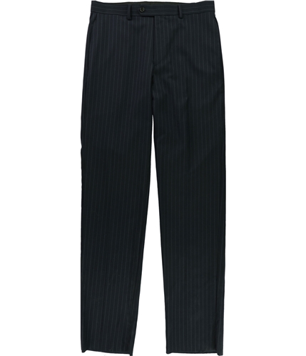 Tags Weekly Mens Stripe Dress Pants Slacks navy 34/Unfinished