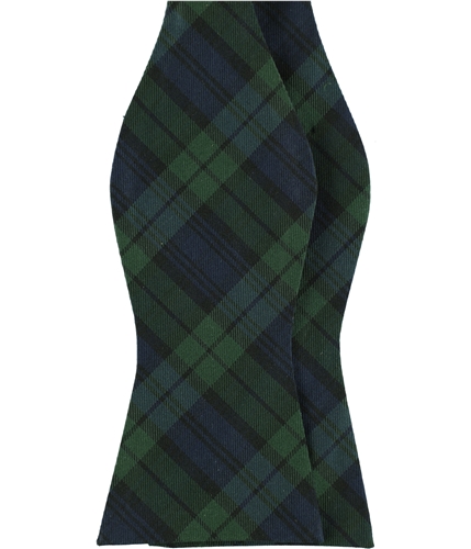 Tommy Hilfiger Mens Traditional Tartans Self-tied Bow Tie green One Size