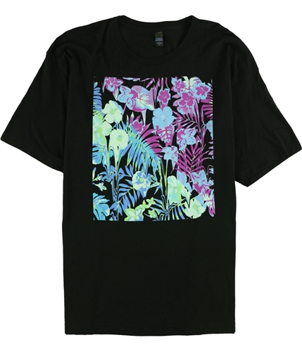 Tags Weekly Mens Neon Graphic T-Shirt black 2XL