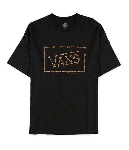 Vans Mens Bones Graphic T-Shirt grey XL