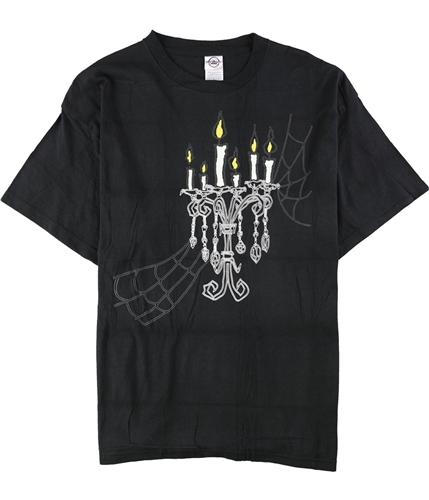 Tags Weekly Mens Candle Graphic T-Shirt black XL