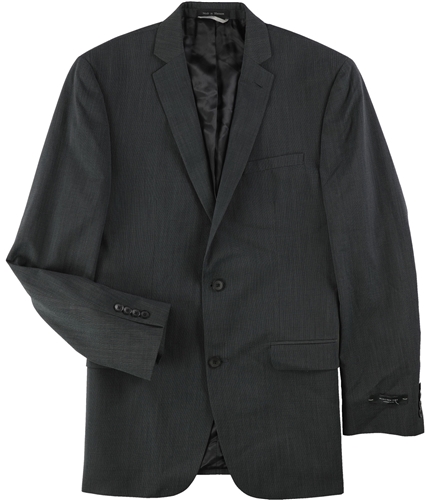 Marc Jacobs Mens Heathered Two Button Blazer Jacket grey 40