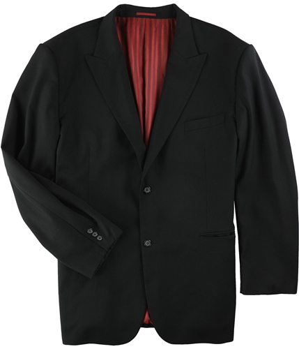 Zannini Mens Basic Two Button Blazer Jacket black 54