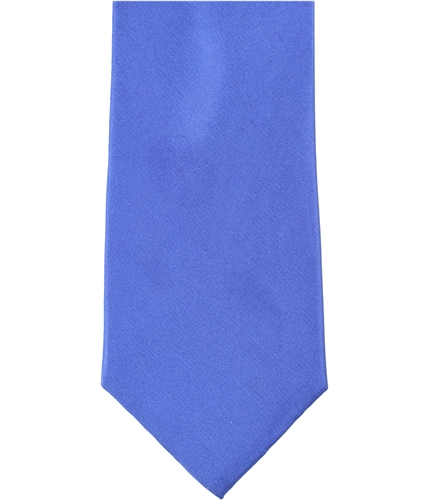 Michael Kors Mens Solid Color Self-tied Necktie blue Long