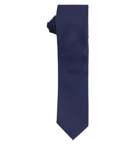 bar III Mens Solid Color Self-tied Necktie darkblue Classic