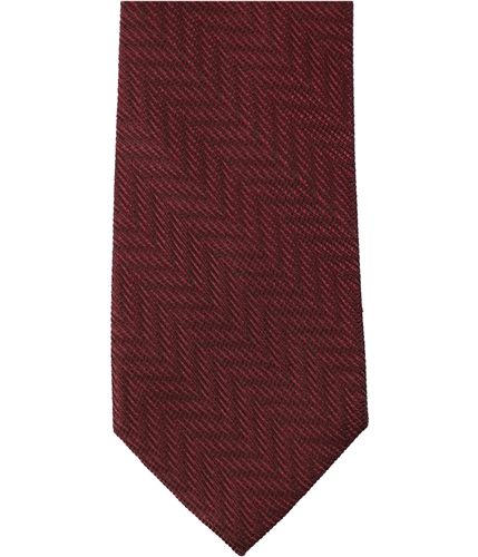 Michael Kors Mens Zig Zag Pattern Self-tied Necktie red One Size