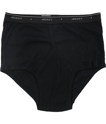 Jockey Mens Solid Classic Underwear Briefs black 32