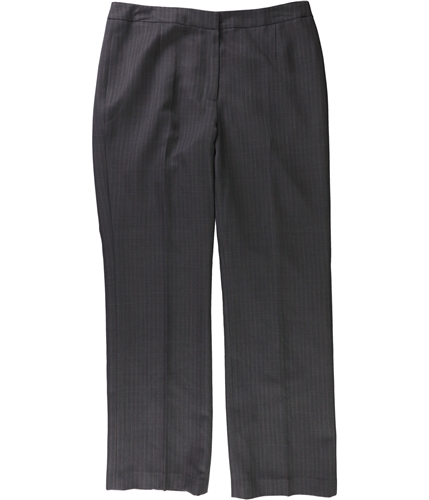 Le Suit Womens Flat Front Dress Pants gray 12x32