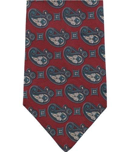 Tags Weekly Mens Paisley Self-tied Necktie red One Size
