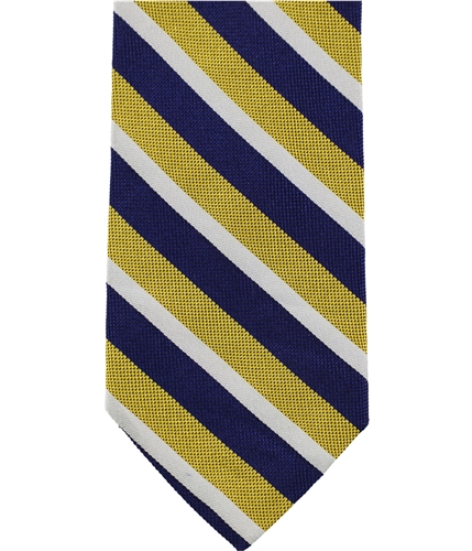 Brooks Brothers Mens Striped Self-tied Necktie navyyellow One Size