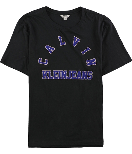 Calvin Klein Mens Arch Logo Graphic T-Shirt black 2XL