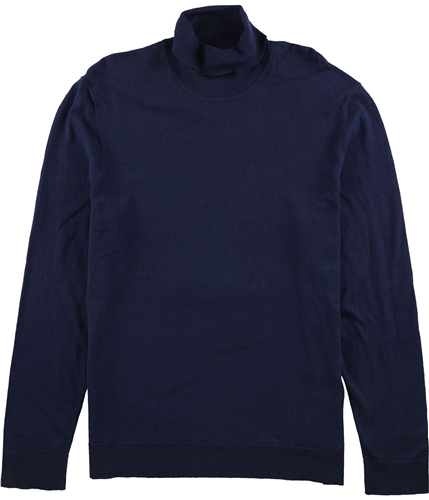 Alfani Mens Solid Pullover Sweater blue L