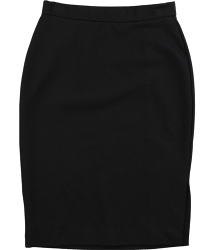 Eileen Fisher Womens Side Slit Midi Pencil Dress black PP