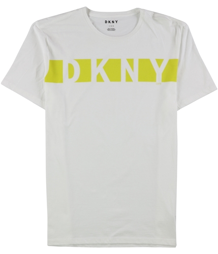 DKNY Mens Logo Graphic T-Shirt white L